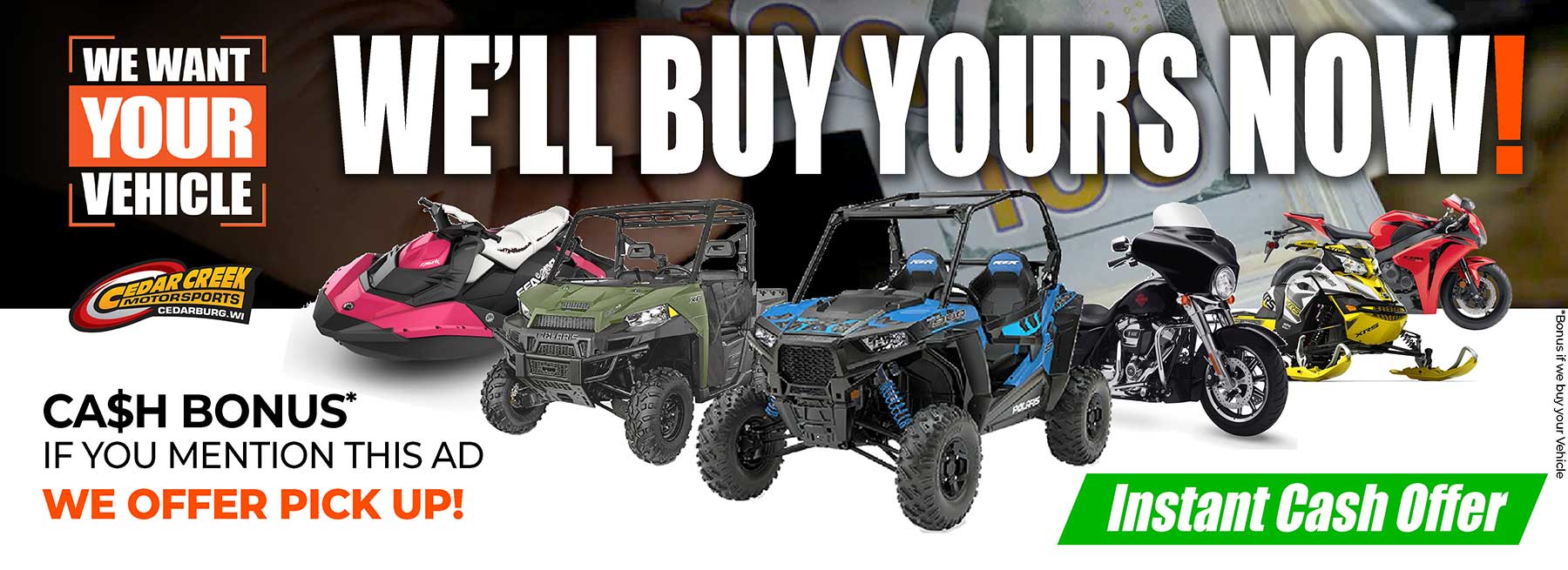 Used and New UTV Sales Cedar Creek Motorsports Preowned Side by Side
